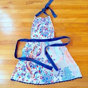 Anthropologie Floral Apron OS with pockets